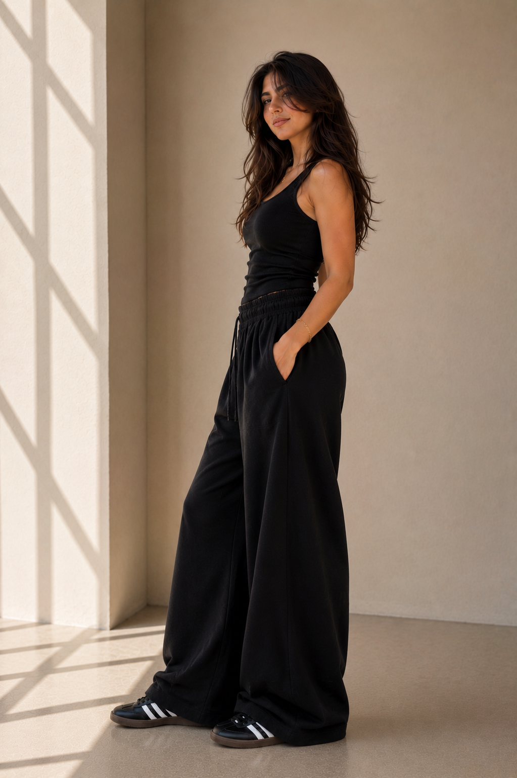 Muse Linen Pants – Black