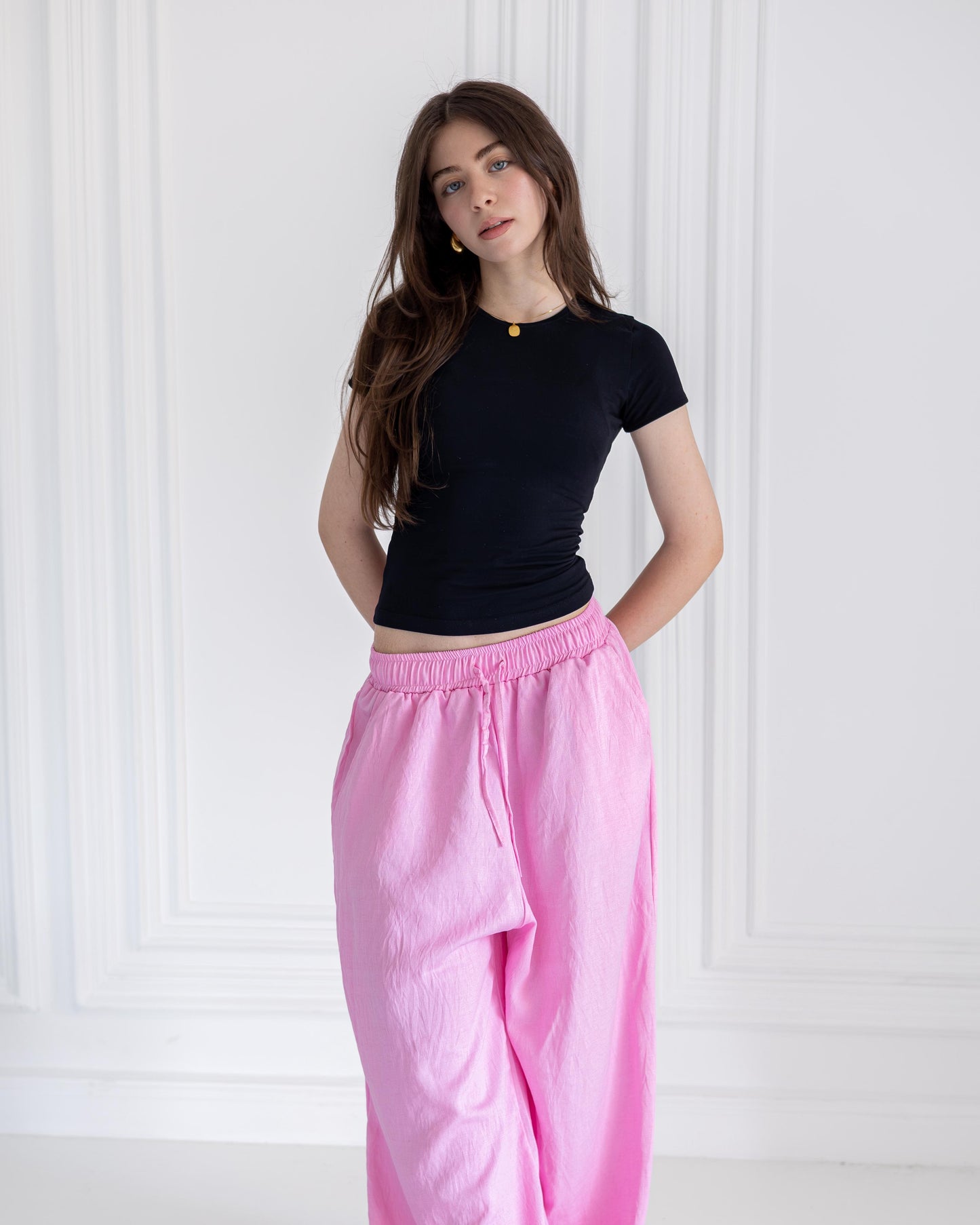 Estelle Pants in baby pink