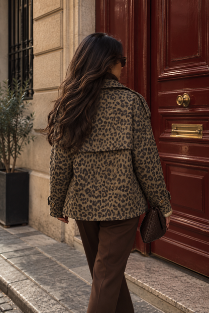 The Leopard Trench Jacket
