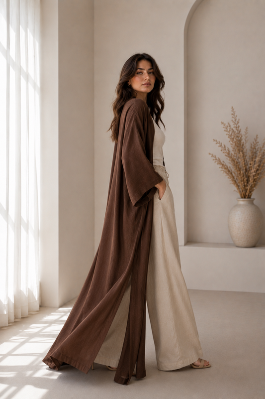 Mocha Flow Cardigan