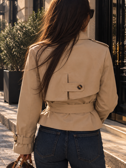 The Cropped Trench Jacket
