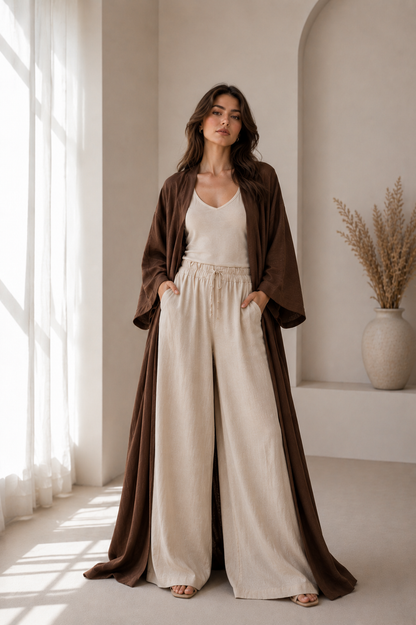 Mocha Flow Cardigan