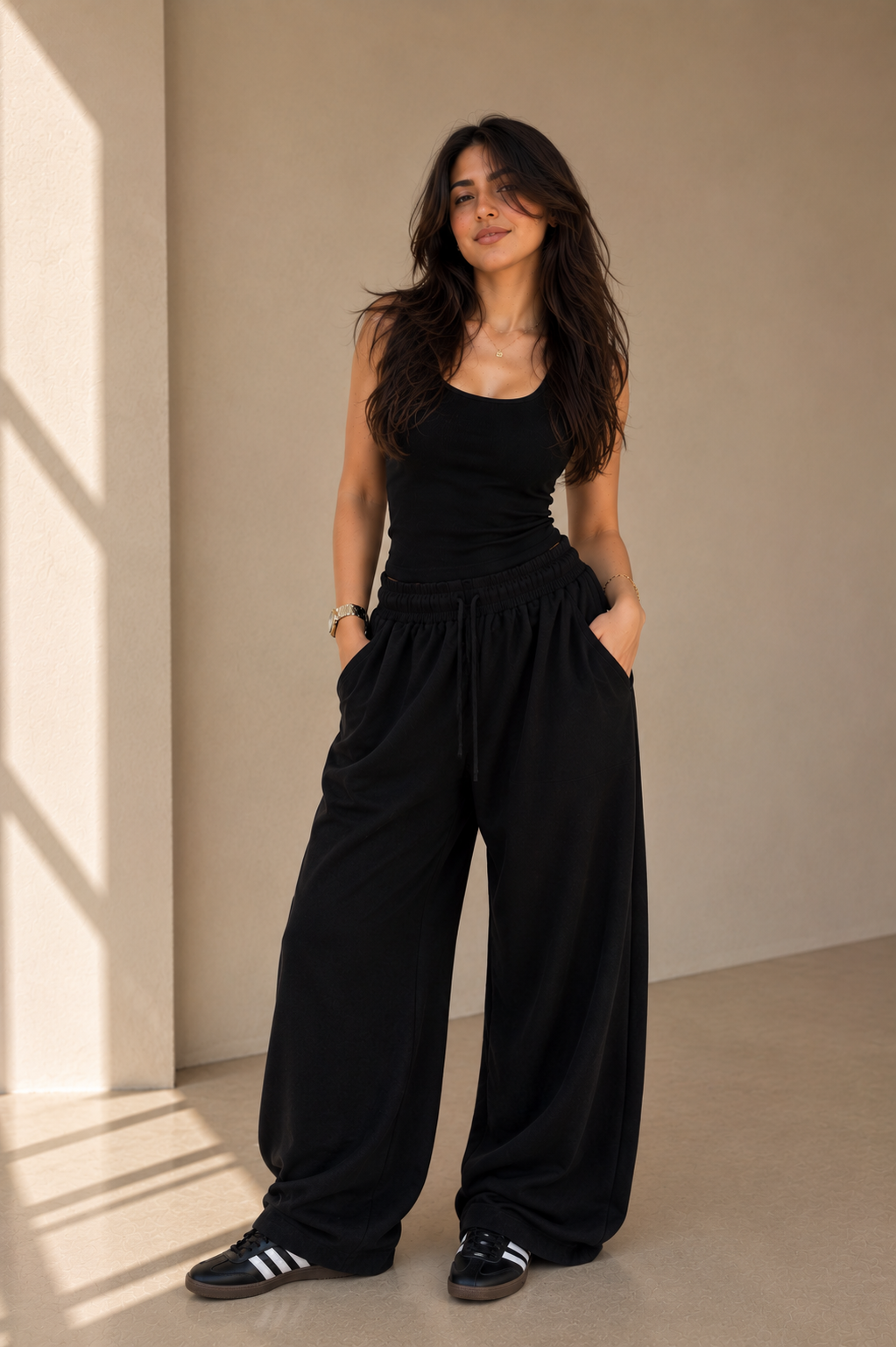 Muse Linen Pants – Black