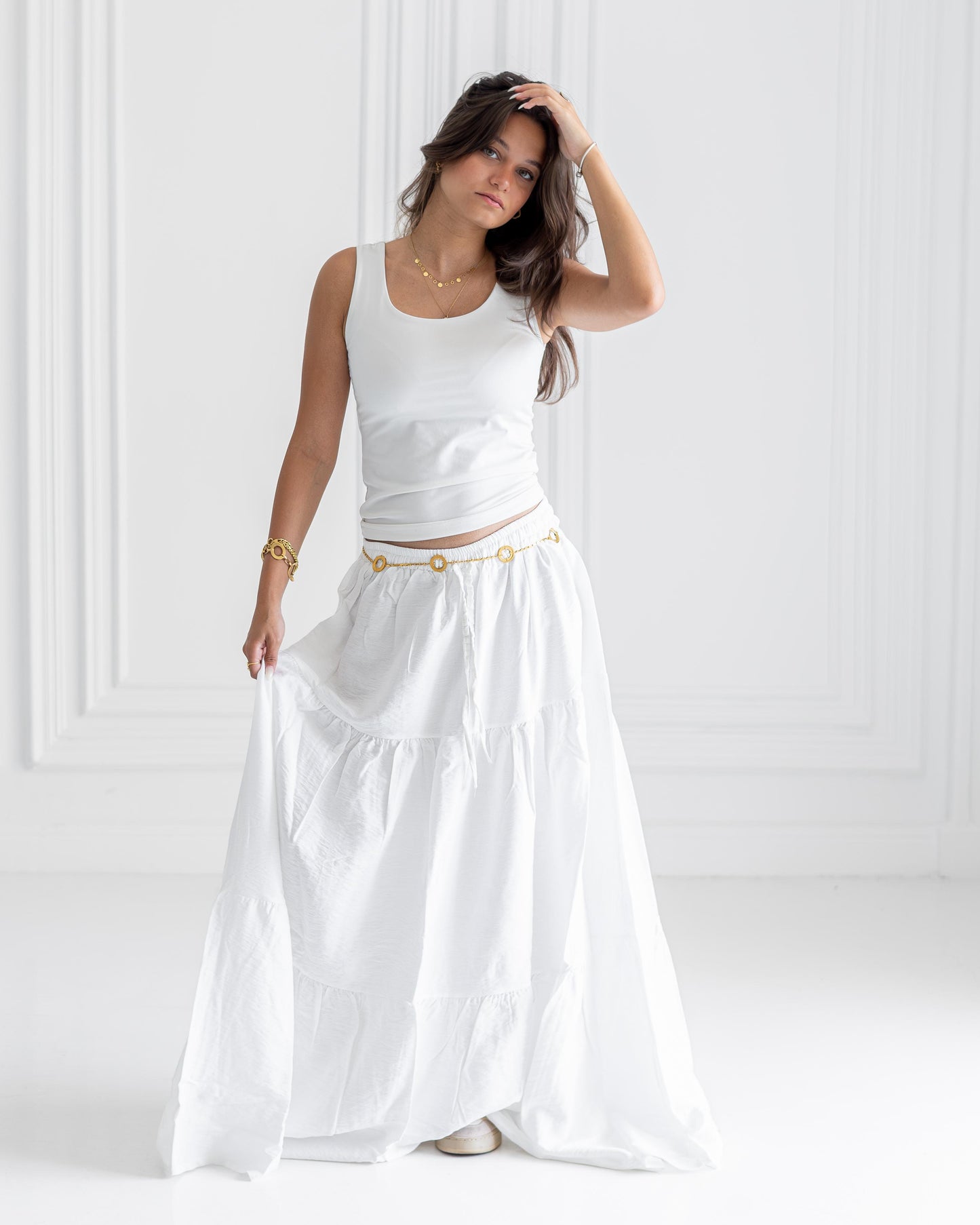 Ameile Skirt in white