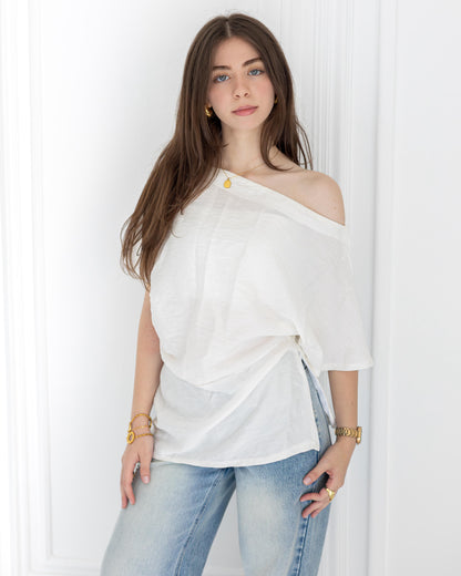 Selena Top in white
