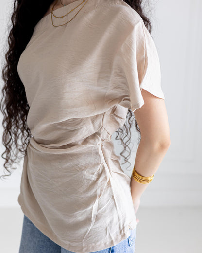 Selena Top in beige