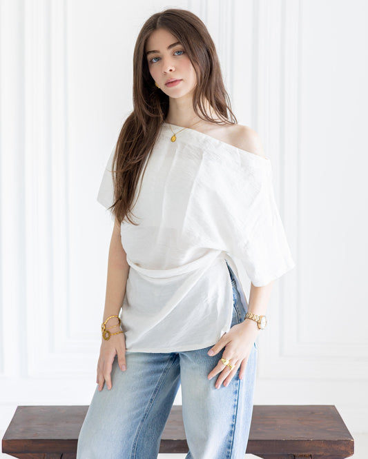 Selena Top in white