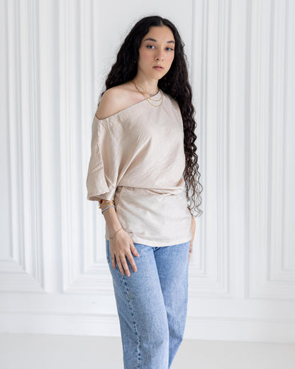Selena Top in beige