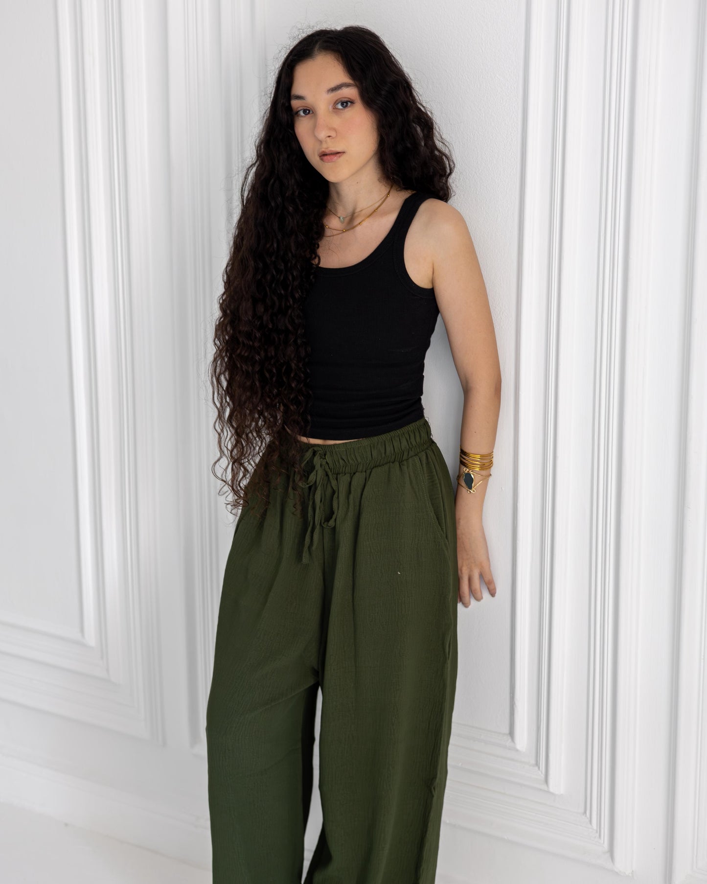 Estelle Pants in olive